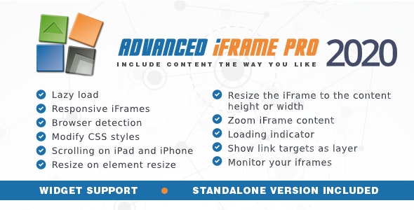 Advanced iFrame Pro 2022.8 – WordPress Plugin