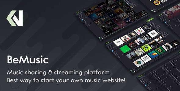 BeMusic 2.5.1 – Music Streaming Engine Scripts