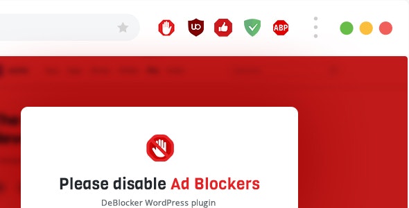 DeBlocker 3.3.5 Nulled – Anti AdBlock for WordPress Plugin