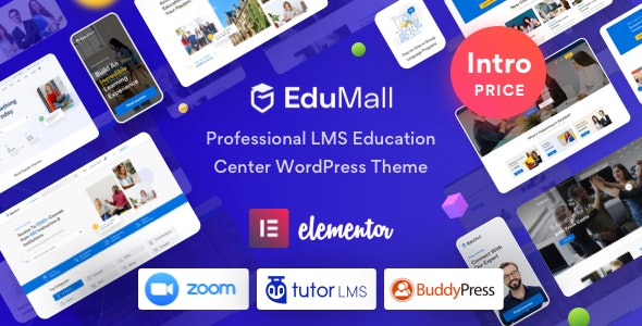 EduMall 3.2.6 – Professional LMS Education Center WordPress Theme