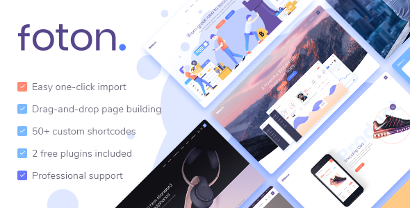 Foton 2.2 Nulled – Software and App Landing Page Theme