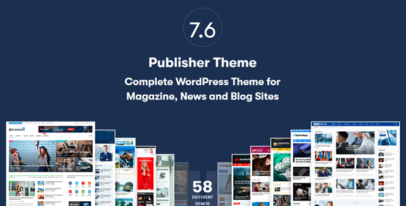 Publisher Pro 7.11.0 Nulled - Newspaper Magazine Wordpress Theme