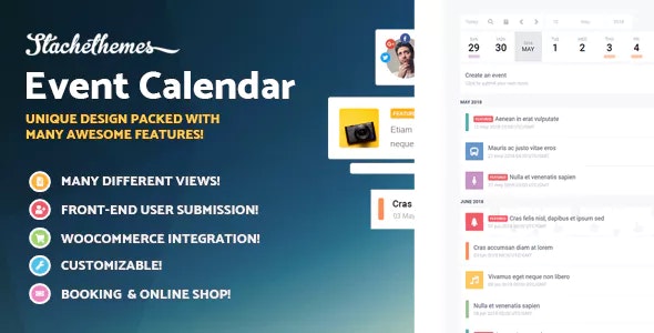 Stachethemes Event Calendar 3.3.1 – WordPress Events Calendar Plugin