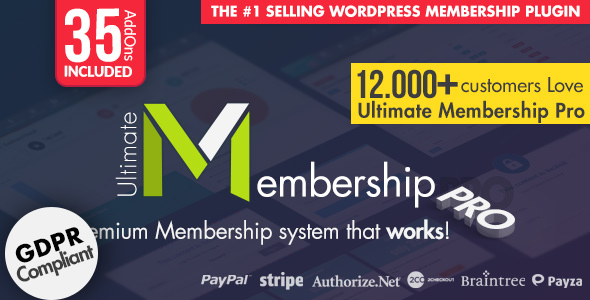 Ultimate Membership Pro 11.7 Nulled – WordPress Membership Plugin