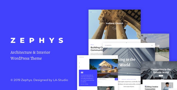 Zephys 1.1.0 – Architecture & Interior WordPress Theme