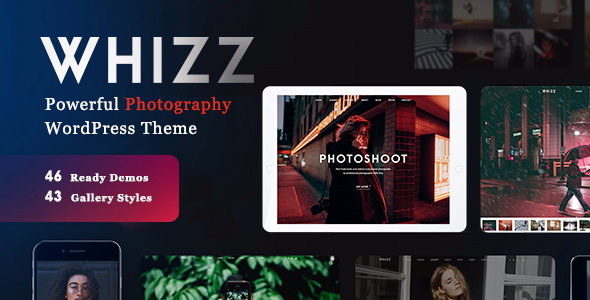 Whizz 2.4.0 – Photography WordPress Theme