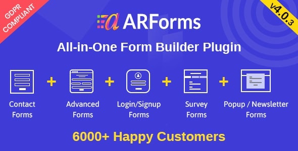 ARForms 5.8.1 Nulled – WordPress Form Builder Plugin