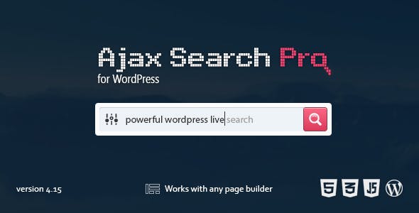 Ajax Search Pro 4.24.1 – Live WordPress Search & Filter Plugin