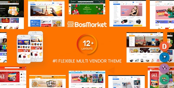 BosMarket 2.0.11 Nulled – Flexible Multivendor WooCommerce WordPress Theme