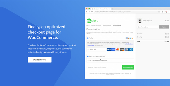 CheckoutWC 6.1.1 Nulled – Checkout for Woocommerce