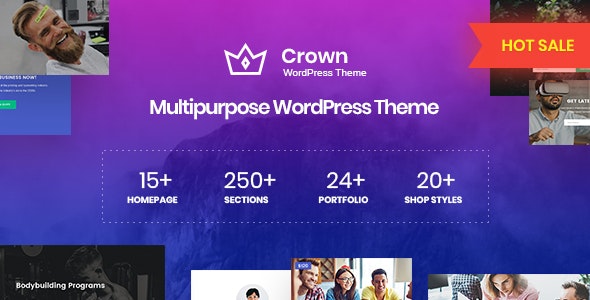 Crown 1.0.6 – Multi Purpose WordPress Theme
