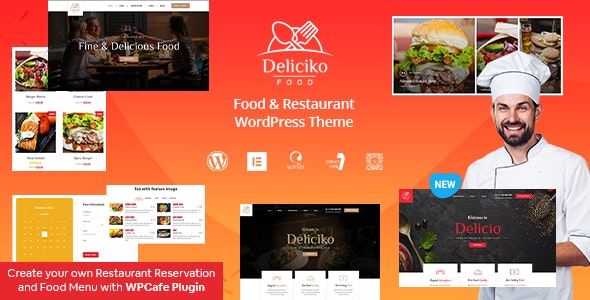 Deliciko 2.0.1 – Restaurant WordPress Theme