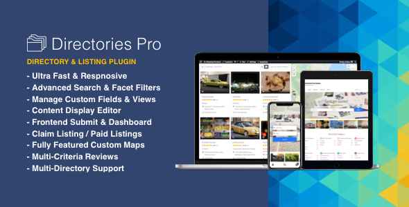 Directories Pro 1.3.105 Nulled – Directory plugin for WordPress