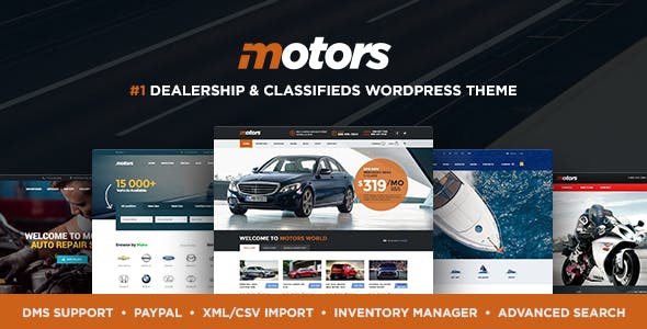 Motors 5.2.3 Nulled – Car Dealer & Automotive Listing WordPress Theme