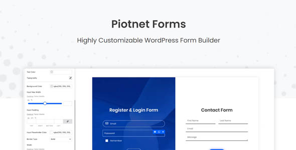 Piotnet Forms Pro 2.0.2 – Highly Customizable WordPress Form Builder