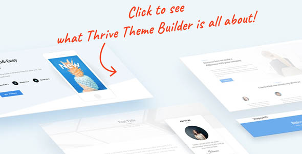 Thrive Theme Builder 3.11 Nulled (+ Shapeshift Theme)