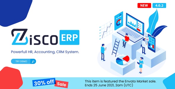 ZiscoERP 4.0.2 – Powerful HR, Accounting, CRM System
