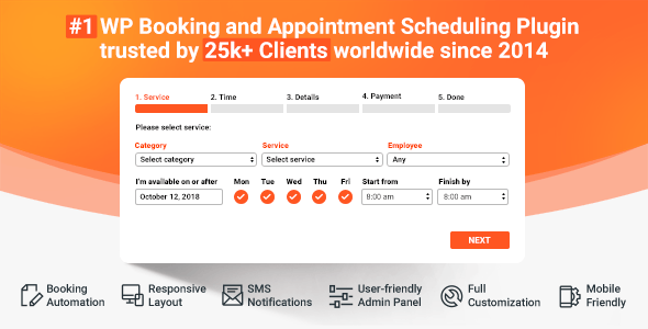 Bookly Pro (Add-on) 4.5 Nulled – Appointment Booking and Scheduling