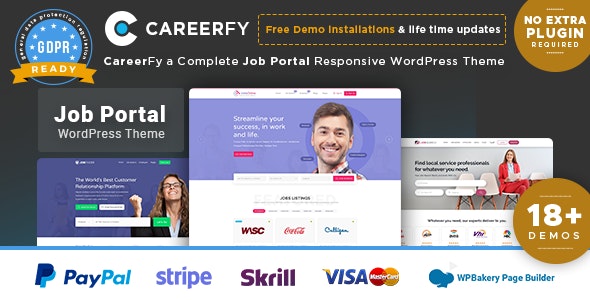 Careerfy 9.1.8 – Job Board WordPress Theme