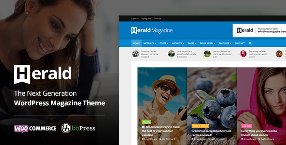 Herald 2.5 – News Portal & Magazine WordPress Theme