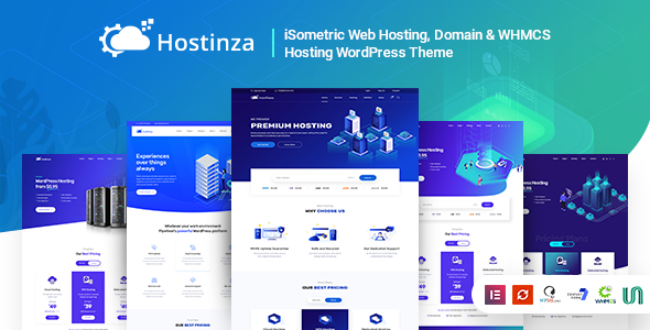 Hostinza 2.9.5 – Whmcs Web Hosting WordPress Theme
