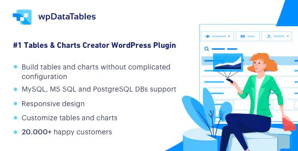 wpDataTables 5.4.1 – Tables and Charts Manager for WordPress