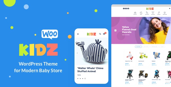 KIDZ 5.7 – Baby Shop & Kids Store WordPress WooCommerce Theme