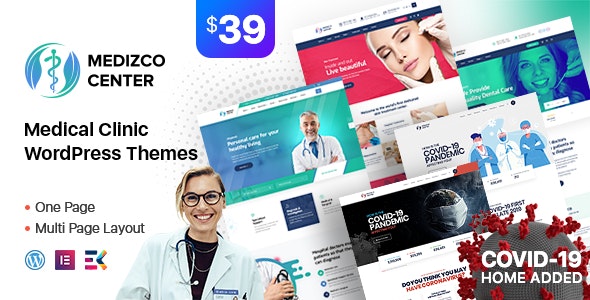 Medizco 2.9.0 – Medical Health & Dental Care Clinic WordPress Theme