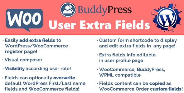 User Extra Fields 16.5 – WordPress Plugin