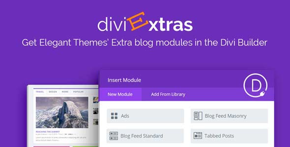 Divi Extras 1.1.13 – Extra Theme Blog Modules Added To Divi Builder