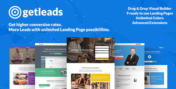 Getleads 2.4.0 – High-Performance Landing Page WordPress Theme