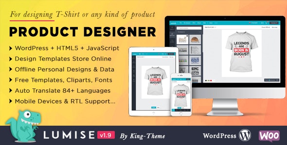 Lumise 2.0.3 – Product Designer for WooCommerce WordPress