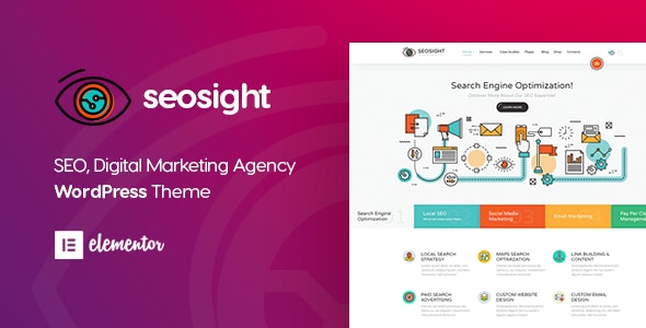Seosight 5.20 Nulled – Digital Marketing Agency WordPress Theme