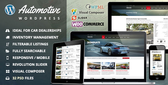 Automotive 12.5 Nulled – Car Dealership Business WordPress Theme