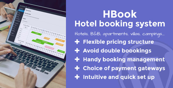 HBook 2.0.9 Nulled – Hotel booking system WordPress Plugin