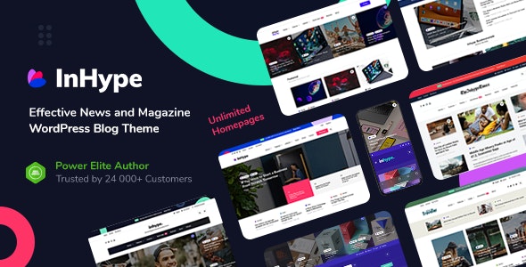 InHype 1.5.3 – Blog & Magazine WordPress Theme