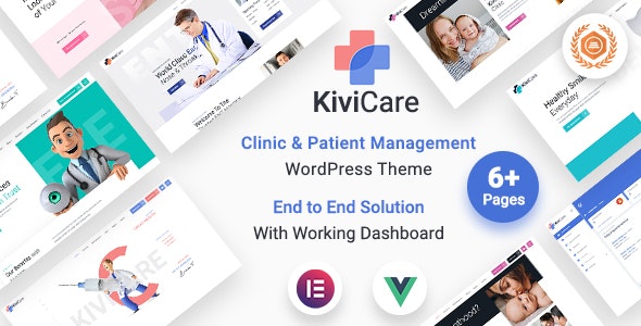 KiviCare 2.1.1 – Medical Clinic & Patient Management WordPress Theme