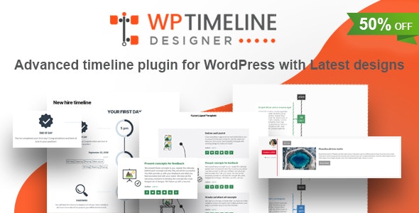 WP Timeline Designer Pro 1.4.4 – WordPress Timeline Plugin