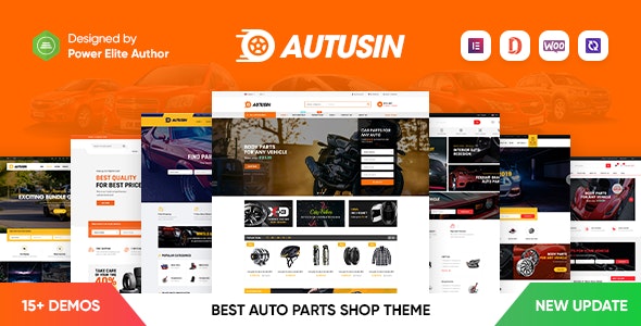 Autusin 2.2.2 – Auto Parts & Car Accessories Shop Elementor WooCommerce WordPress Theme