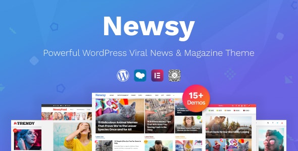 Newsy 1.5.0 – Viral News & Magazine WordPress Theme