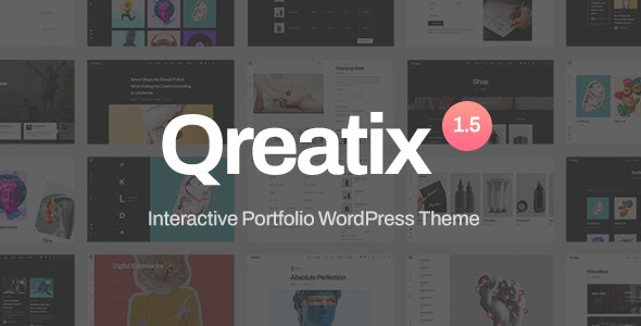 Qreatix 1.6.6 Nulled – Interactive Portfolio WordPress Theme