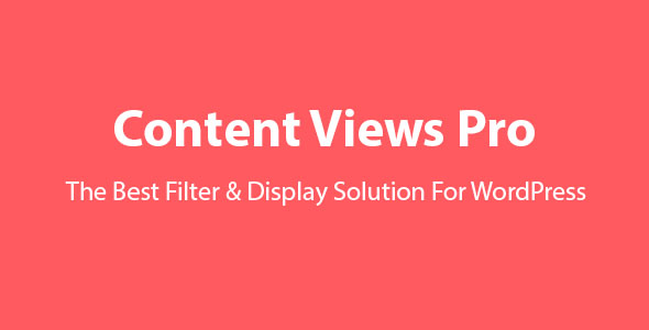 Content Views Pro 5.8.9 – WordPress Grid Plugin Used