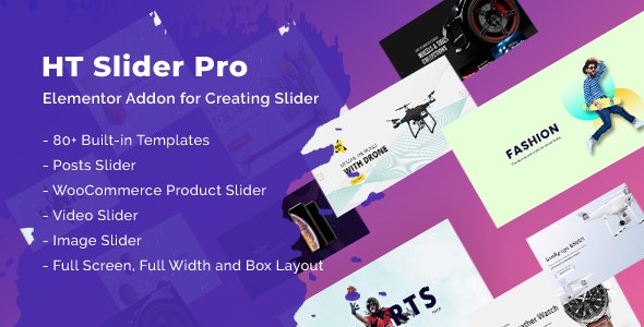 HT Slider Pro For Elementor 1.0.9
