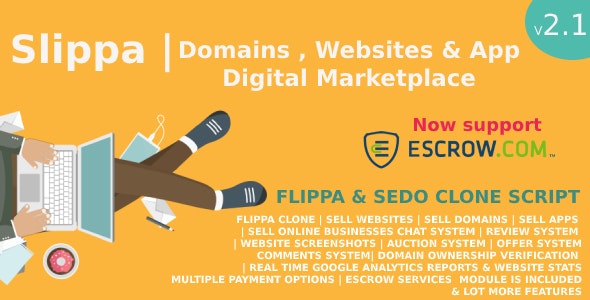 Slippa 3.9 Nulled – Domains,Website & App Marketplace PHP Script