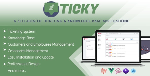 Ticky Helpdesk 1.7.0.9 – Support Ticketing System & Knowledge base