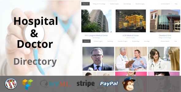 Hospital & Doctor Directory 1.3.5 – WordPress Plugin