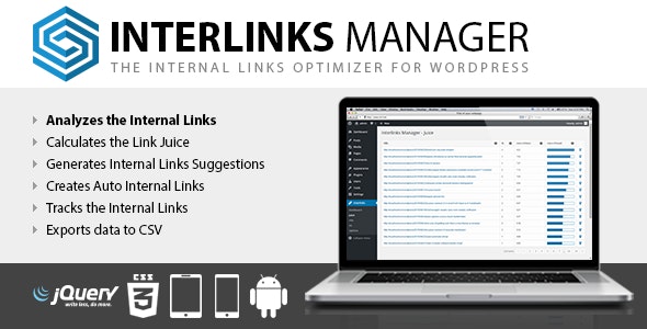 Interlinks Manager 1.30 – Internal Links Optimizer for WordPress