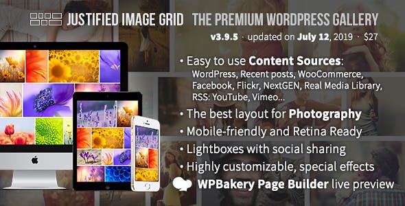 Justified Image Grid 4.4 – Premium WordPress Gallery