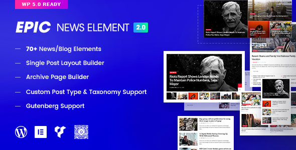 Epic News Elements 2.3.5 Nulled – Add Ons for Elementor & WPBakery Page Builder