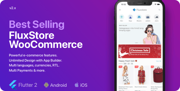 Fluxstore WooCommerce 3.10.5 – Flutter E-commerce Full App